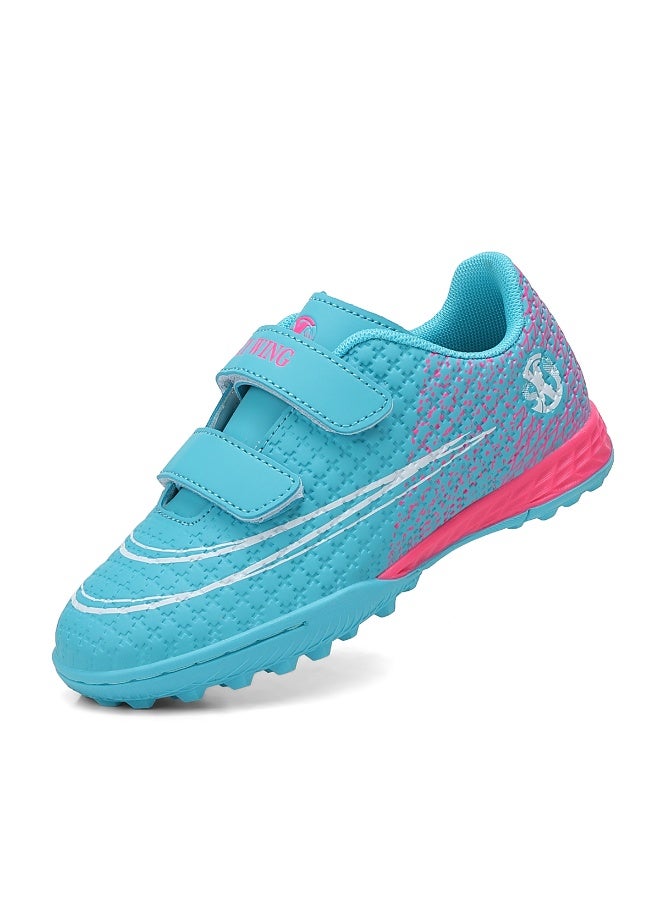 SKY WING Boys Girls Indoor Soccer Shoes Kids Turf Shoes Baseball/Softball Futsal Athletic Cleats for Little/Big Kid - Image 1